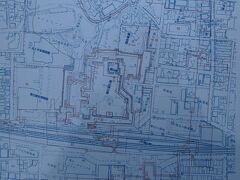 駅南側のバス停近くにこんな地図が！！
福山城のかつての縄張りが分かる！
こういう地図があるととても街歩きが楽しくなります。
作ってくれた人に感謝。