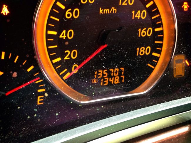 帰宅してみれば<br /><br /><br />二泊三日で結構な距離走ったみたいです♪<br /><br />東京→和倉温泉→東尋坊→名神高速経由で～<br /><br />素敵な思い出が出来ました(*´꒳`*)