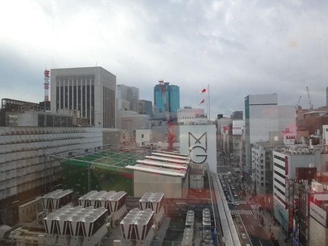 銀座にあるブルガリ東京のレストラン【イル・リストランテ ルカ・ファンティン】<br />からの眺望の写真。<br /><br />銀座の中央通りが見えます。汐留や虎ノ門方面も見えますよ。<br />