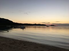 夕焼けの見える浜まできました