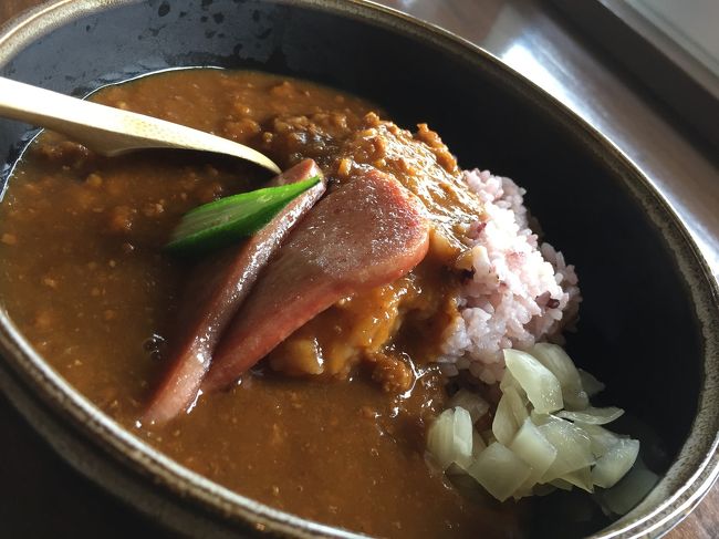 島豚のキーマカレーです。