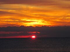 静波海岸の1月2日の朝日