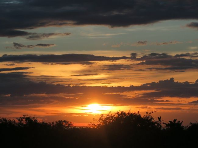 露出を絞るとより夕日っぽくなったかな。
