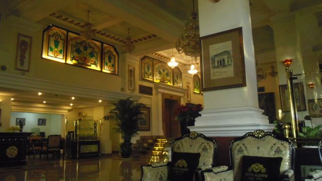 6:40に宿泊するマジェスティックホテルに到着。<br />往路終了。