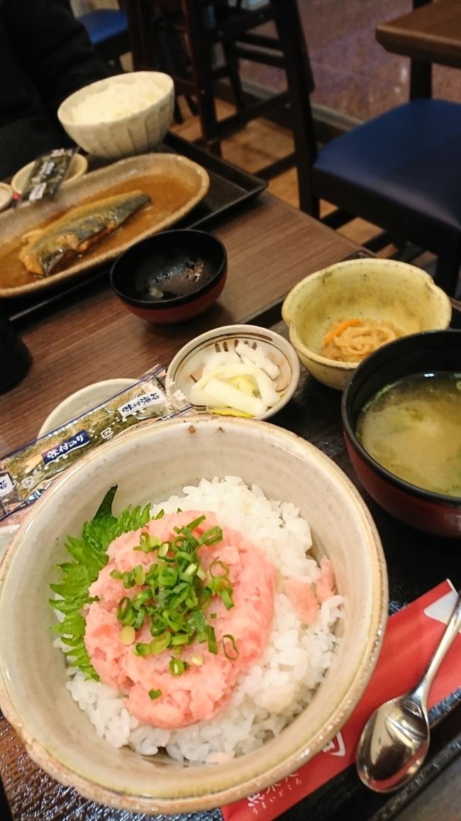 ミニネギトロ丼にしました！