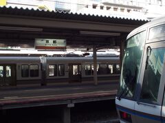 「彦根駅」から「京都駅」に、１時間ぐらいで到着しました！　