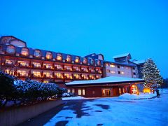 十勝川温泉第一ホテルに到着です。
とっても寒いので路面は凍結してツルツル。