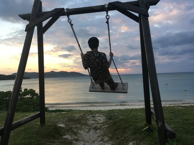 ホテルにはブランコあります。最高のブランコです♡