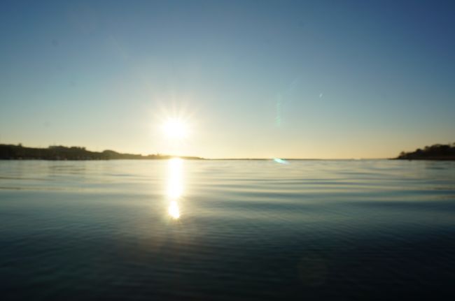 どこまで川下の方に行くのかなぁと思ってたら、ついには大西洋が見えるところまできました。