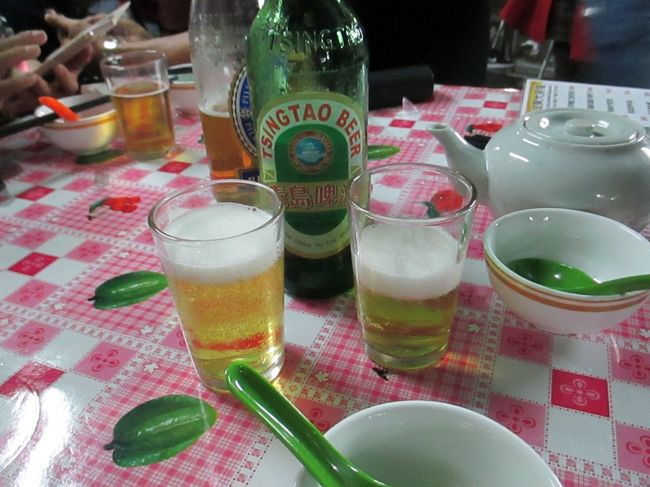 まずはビールで乾杯！１日お疲れ様ーーー