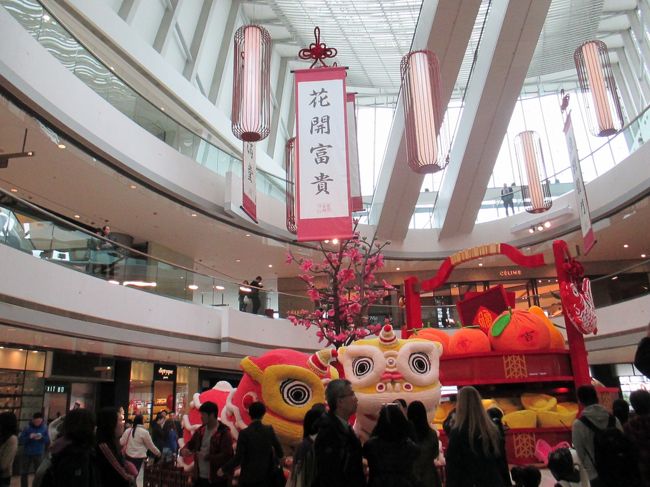 食後はifcモールを散策。<br />