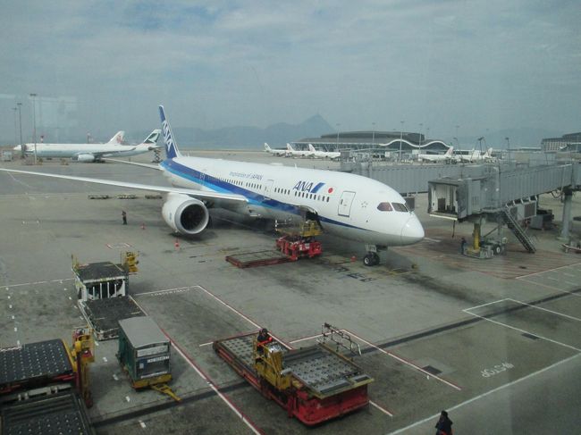 NH860　香港→羽田<br />
