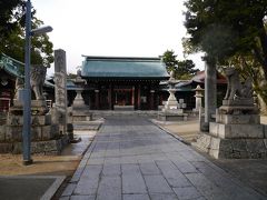 お城に入る前に今治城の隣にあります、吹揚神社にお参りをします。