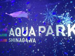 最後のスポットはアクアパーク品川！
もう入口からハイテクな感じです！
魚は本物！
結晶やキラキラはデジタル！