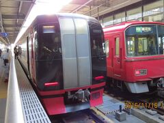 名鉄の特急･ミュースカイ乗って､一宮駅からきました　福井 (しらさぎ号) → 尾張一宮 (名鉄･ﾐｭｰｽｶｲ)→ ｾﾝﾄﾚｱ空港駅