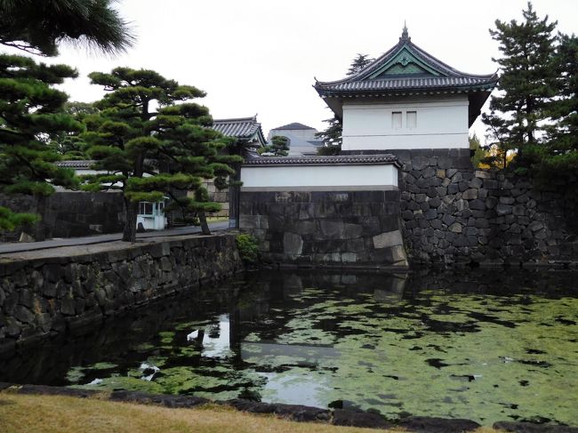 　あちらが桔梗門