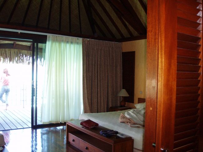 コテージ内の写真。