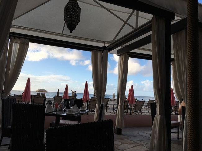 1日だけホテルで朝ごはん食べました。