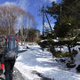 南八ヶ岳 編笠山～西岳　（テン泊で雪上ロープワーク訓練とノロシバ往復でギボシを仰ぐ）