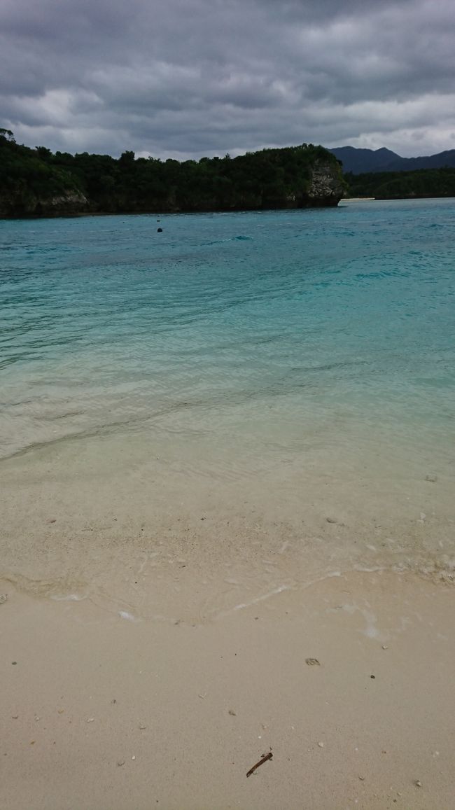 こんなに穏やかそうなのに、川平湾は遊泳禁止だそう。<br />流れが早いんですって。<br /><br />グラスボートに乗ればよかったなぁ<br /><br />それが心残り…