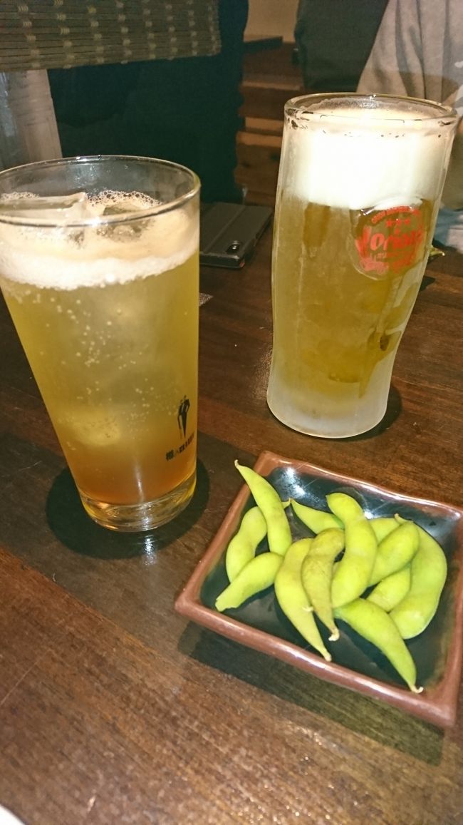 お通しは枝豆でした！