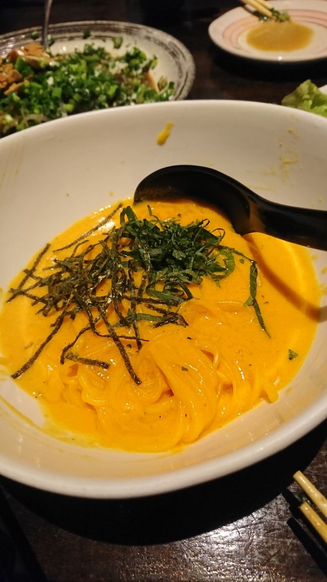 うにのソーメンチャンプルー！<br /><br />クリーミーで濃厚☆<br />めちゃめちゃ好み～っ<br /><br />注文の多い私達を見かねたのか笑、お店の方がハーフポーションを勧めてくれました。<br /><br />不覚にも写真撮り忘れましたが、大トロの握りもオーダーし、満腹ぷく～でご馳走さまでしす！