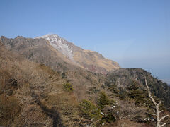 ロープウェイからは、平成新山が右手に見えた。
溶岩ドームが崩落した跡がよく分かる。