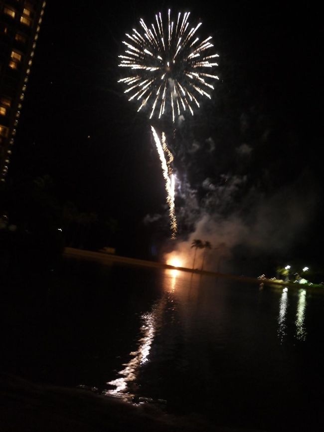 １５分ほどでしたが十分　楽しめました(^O^)<br /><br />５月の時は６泊したのにちょうど帰国日が金曜で見れなくて残念だったので良かったです<br /><br />子供達も怖がらず喜んでました