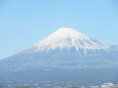 東海道新幹線 のぞみ130号 10号車
帰りも富士山 綺麗に見えました