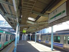 ＪＲ常磐線で取手駅へ。