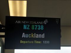 NZ8738便　いざAucklandへ