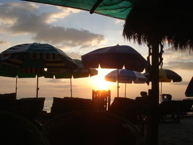 夕陽がきれいです