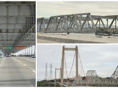 まあ、とにかく全員集合してしゅっぱーつ。
ナパにはベイブリッジを渡っていきます。

サンフランシスコといえば
かの有名なゴールデンゲートブリッジですが、
ベイブリッジだってスゴイ。
東部のオークランドとサンフランシスコを結ぶ
全長13.5kmの吊り橋。って、長っ。