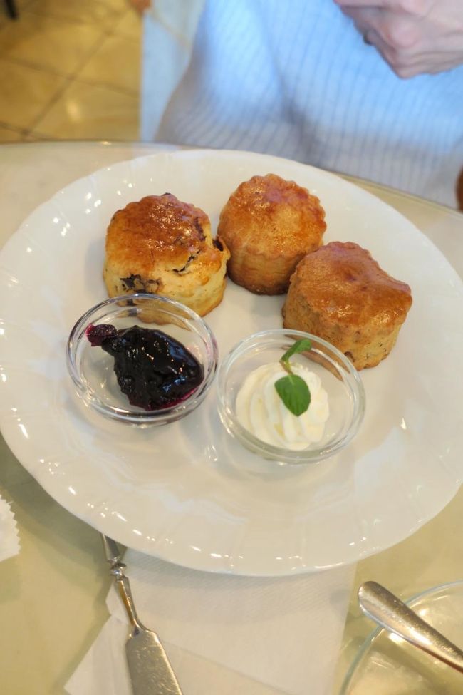 娘はスコーンセット<br />本当はランチもする予定でしたがケーキでお腹いっぱい