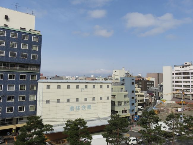 少し雲がかかっていましたが、岩手山が見えました。