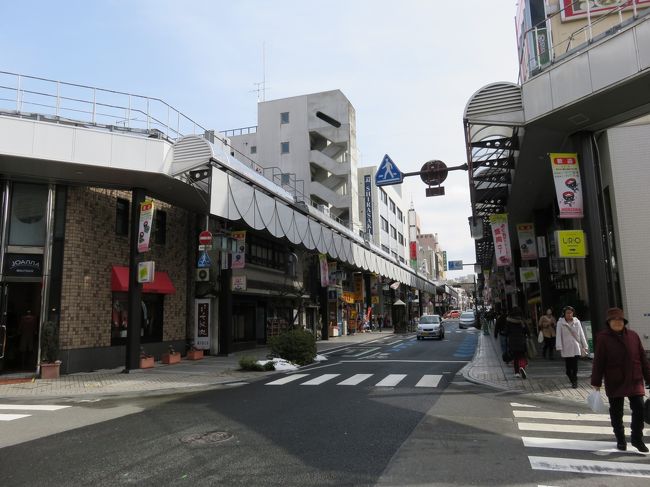 盛岡の商店街。