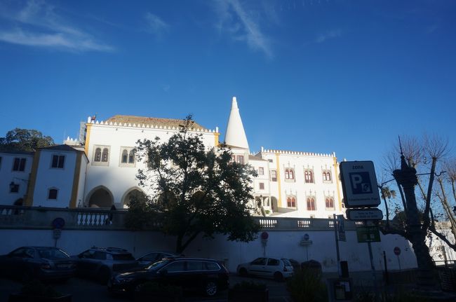 写真は王宮。<br />ここでは降りず、ペーナ宮殿に向かいます。<br />