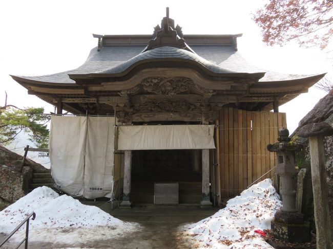 開山堂。<br />立石寺を開いた慈覚大師を祀るお堂です。