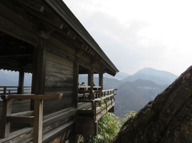 五大堂。<br />山寺随一の展望台です。