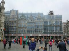 修復中のギルドハウス。