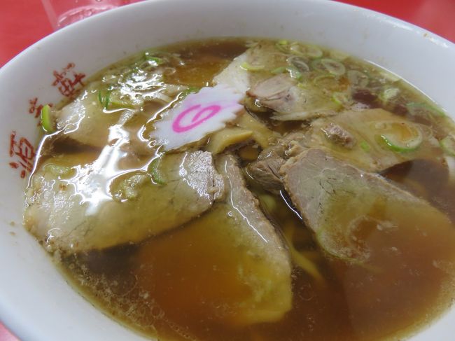 晩ご飯は喜多方ラーメン。<br />本場で食べるとまた格別です。