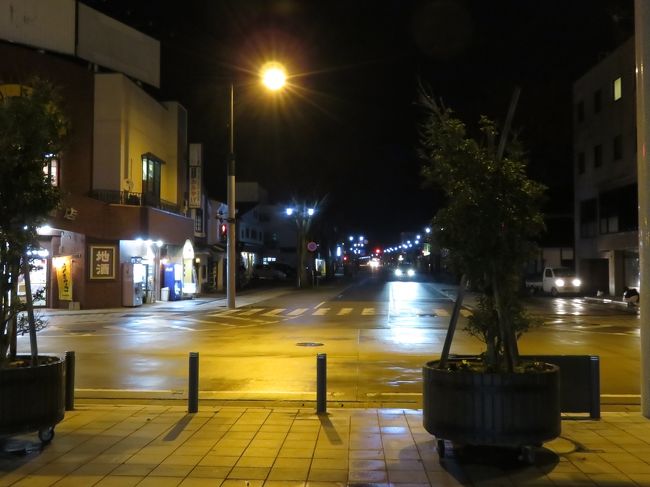 ラーメン食べたら日が暮れました。<br />喜多方駅周辺はこんな感じ。