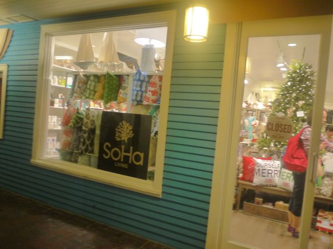 子供達　誰も起きないので　ボッチ飯でした(笑)<br /><br /><br />もうこのまま朝を迎えると思った頃に　起きました・・・確か９時くらい<br /><br /><br />残していたピザを食べて、最後のショッピング散歩です<br /><br /><br />カイルアのお店　SoHa<br /><br />ヒルトンにできたのを知って、絶対行きたーい！・・・と思った割に、どれも高くて何も買わずに店を出ました