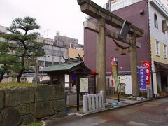 北の庄城跡。現在は柴田神社となっている