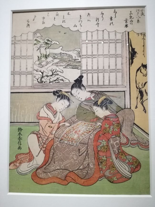 鈴木春信<br />細身で可憐、繊細な表情の女性像で知られる美人画の浮世絵師。<br />錦繍の模様のように美しいといわれた錦絵は明和2年 (1765年) に鈴木春信 (1725年―1770年)によって創始されました。