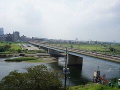 社殿からは多摩川（東横線）が良く見えます。