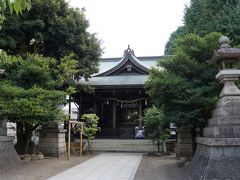 多摩川浅間神社から移動（この日は車で参拝）、東京都大田区大森西にある大森浅間神社です。