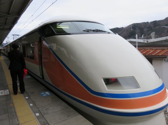 特急電車も使って日光に向かいます。