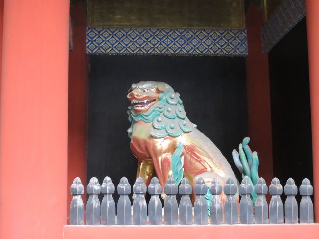 表門には霊獣がたくさんいました。<br />全体で82体もいるそうです。