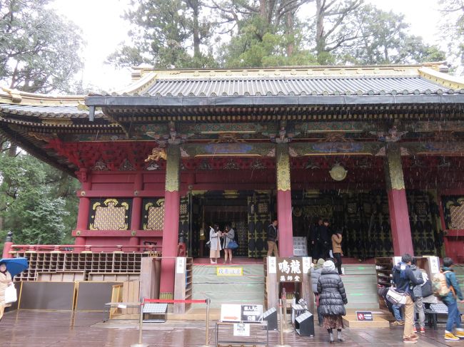 最後に薬師堂で鳴竜を見ました。<br />堂内の天井に竜の絵があり、その下で拍子木を鳴らすと<br />竜の鳴き声のような音が反響します。